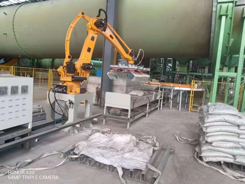 25kg 50kg Bag Palletizer Cement Wood Pellets Robotic Palletizing for Rice Bags - 图片 4