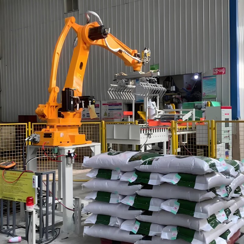 Efficient Mechanical Arm Automatic Palletizer Machine Suitable for Stacking Bags Cartons and Barrels - 图片 4